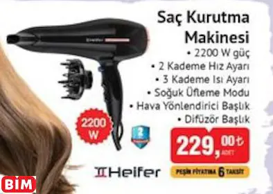 HEİFER SAÇ KURUTMA MAKİNESİ